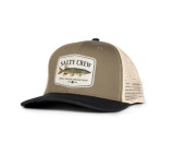casquette salty crew euro pike trucker olive black